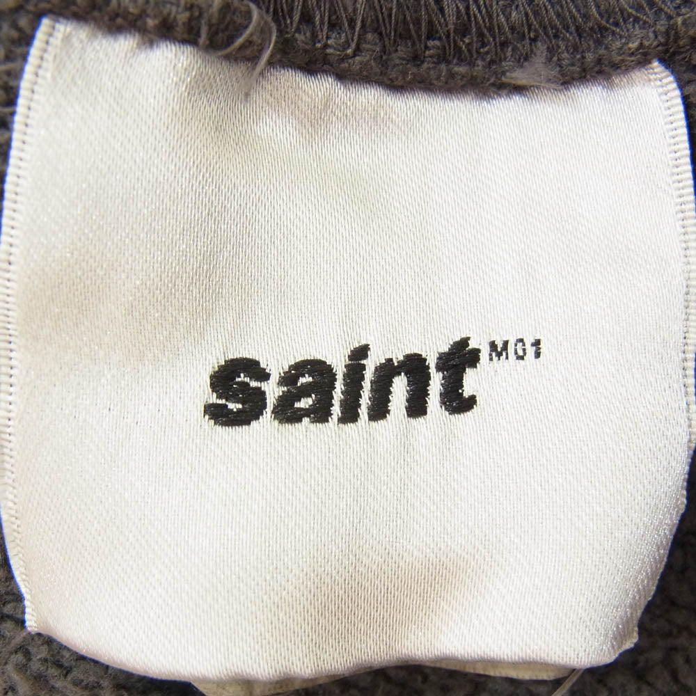 SAINT MICHAEL セントマイケル 26SS SM-MK8-0000-068 SAINT MXX SWEAT SHORTS スウェット ショーツ ショート ハーフ パンツ グレー系 M【極上美品】【中古】