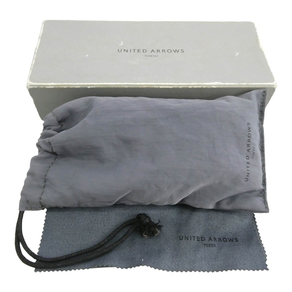 金子眼鏡店 カネコオプティカル UNITED ARROWS ユナイテッドアローズ ユナイテッドアローズ別注 金子眼鏡 John ジョン アイウェア 眼鏡 メガネ サングラス ブラック系【中古】