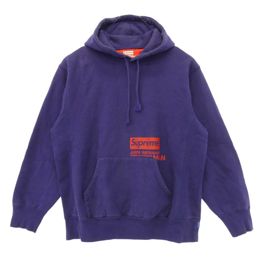 Supreme シュプリーム JUNYA WATANABE COMME des GARCONS MAN ジュンヤワタナベコムデギャルソンマン 21AW × JUNYA WATANABE COMME des GARCONS MAN ジュンヤワタナベ コムデギャルソンマン Hooded Sweatshirt フーデッド スウェットシャツ プルオーバー パーカー パープル系 L【中古】