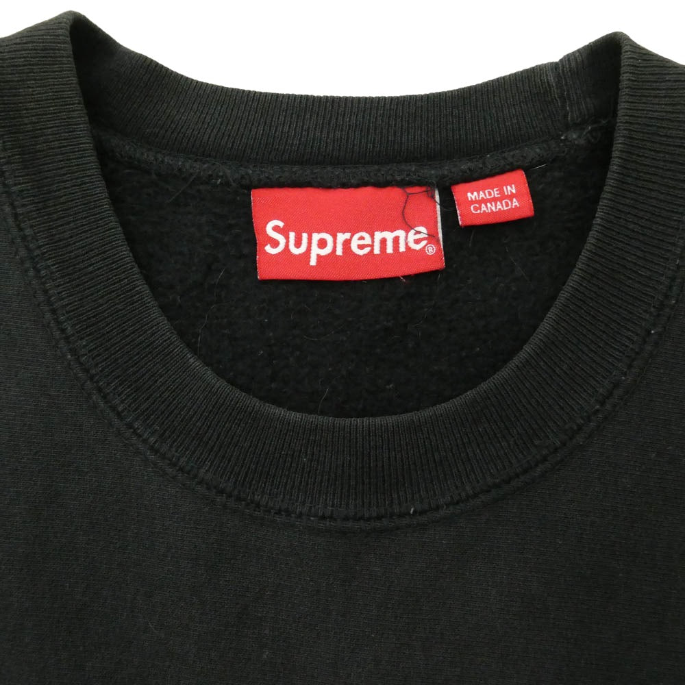 Supreme シュプリーム 15AW ワングラム期 Box Logo Crewneck Sweatshirt ボックスロゴ クルーネック スウェット トレーナー ブラック系 M【中古】