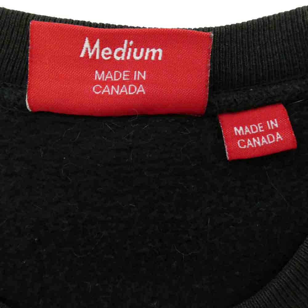 Supreme シュプリーム 15AW ワングラム期 Box Logo Crewneck Sweatshirt ボックスロゴ クルーネック スウェット トレーナー ブラック系 M【中古】