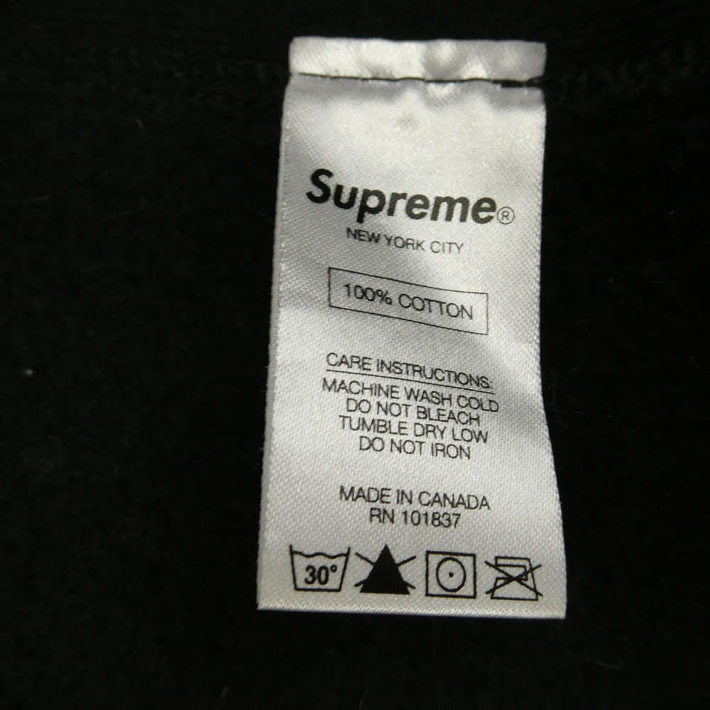 Supreme シュプリーム 15AW ワングラム期 Box Logo Crewneck Sweatshirt ボックスロゴ クルーネック スウェット トレーナー ブラック系 M【中古】