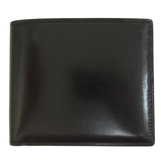プレリー 1957 NP49230 ナチュラルコードバン 二つ折り 財布 ウォレット ブラック系【新古品】【未使用】【中古】