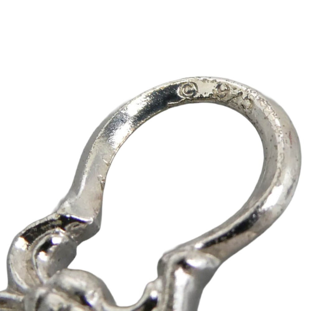 CHROME HEARTS クロムハーツ（原本無） #5 DAGGER ZIP2 ホワイトロジウムコーティング ダガーチャーム ペンダントトップ シルバー系【中古】