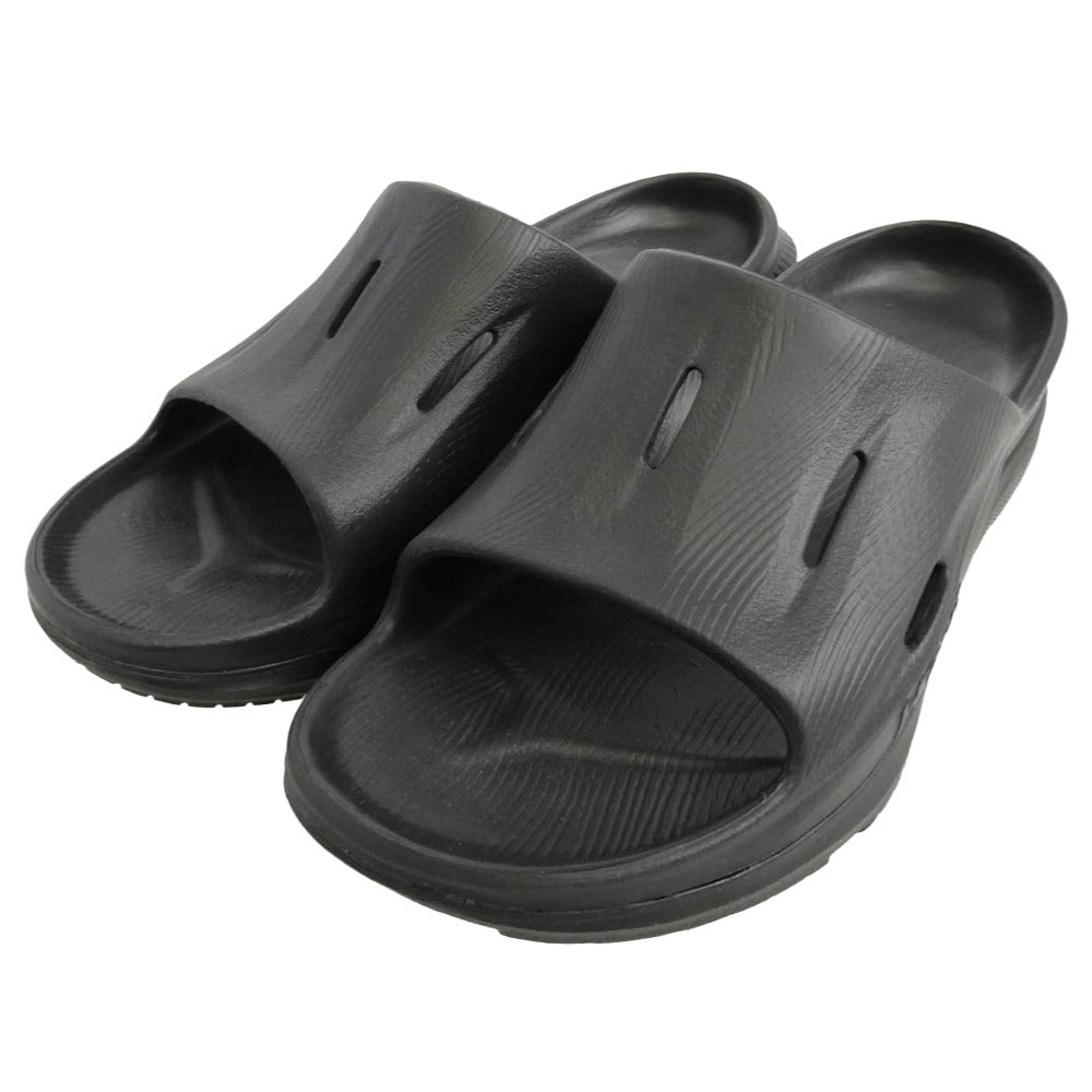 HOKA ONE ONE ホカ オネオネ 1135061 HOKA ORA RECOVERY SLIDE 3 ホカ オラ リカバリー スライド 3 サンダル ブラック系 28cm【美品】【中古】