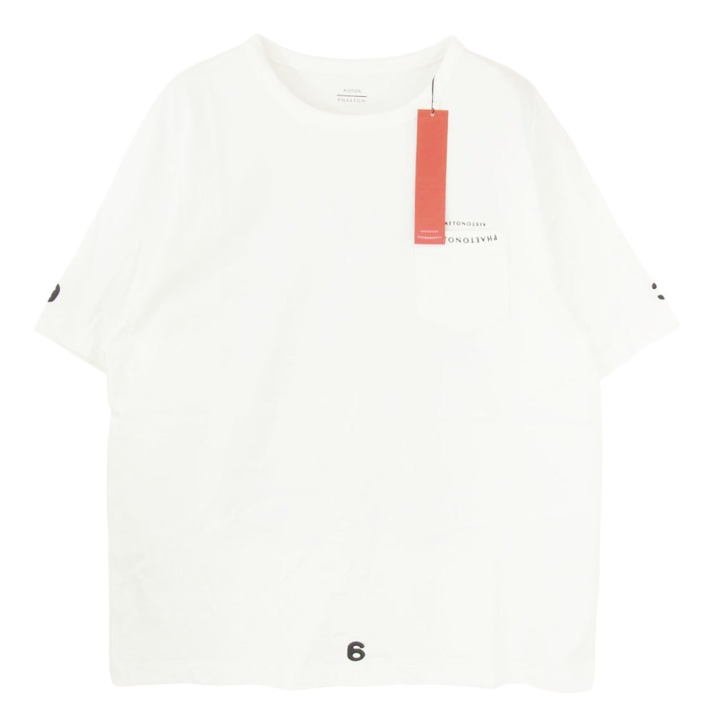 アイストン 02APTS100A × PHAETON フェートン PHOTO T-SHIRT フォトプリント 半袖 Tシャツ ホワイト系 L【極上美品】【中古】
