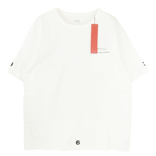 アイストン 02APTS100A × PHAETON フェートン PHOTO T-SHIRT フォトプリント 半袖 Tシャツ ホワイト系 L【極上美品】【中古】