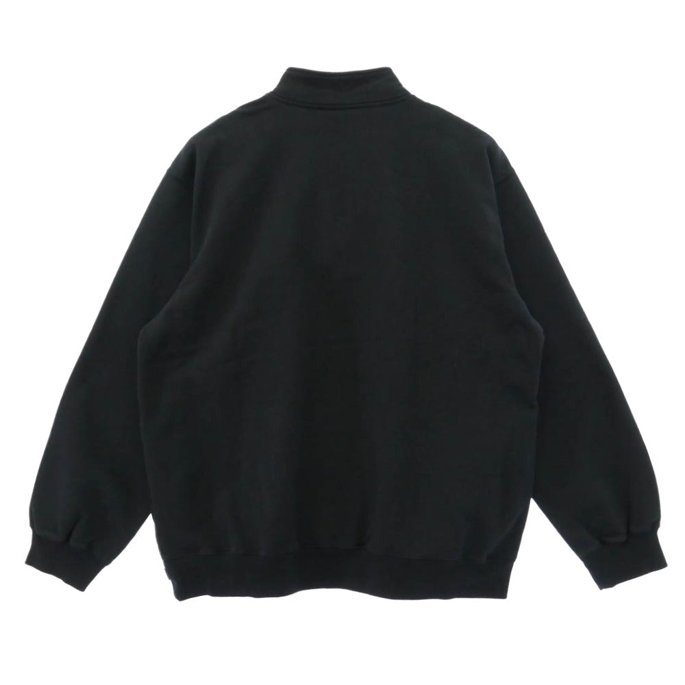 Supreme シュプリーム 25SS Small Box Half Zip Pullover スモールボックスロゴ ハーフジップ プルオーバー スウェット ブラック系 XL【中古】