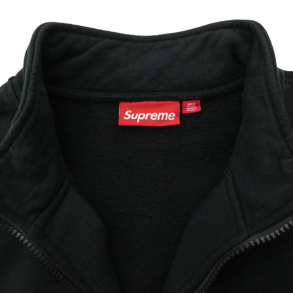 Supreme シュプリーム 25SS Small Box Half Zip Pullover スモールボックスロゴ ハーフジップ プルオーバー スウェット ブラック系 XL【中古】