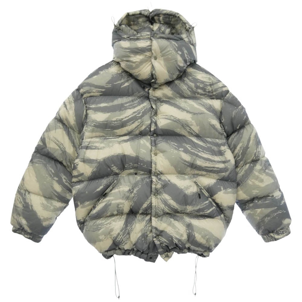 MONCLER モンクレール HYKE ハイク H209K1A00001 HYKE Galenstock Short Down Puffer Jacket ハイク ガレンストック 迷彩柄 カモフラージュ ショート ダウン ジャケット グレー系 1【中古】