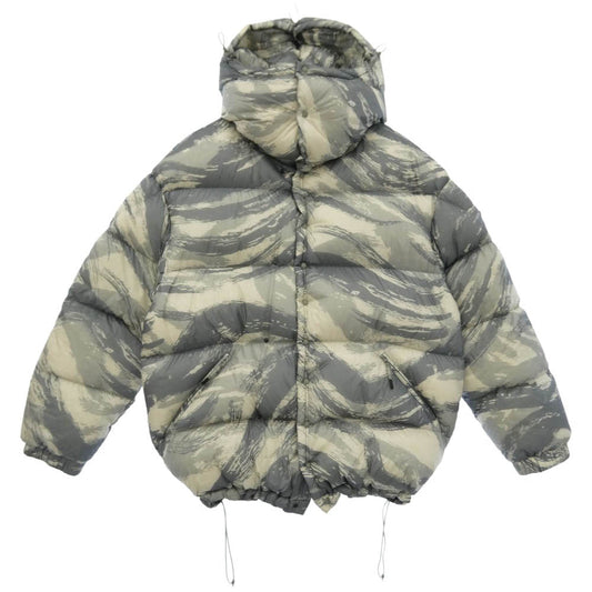 MONCLER モンクレール HYKE ハイク H209K1A00001 HYKE Galenstock Short Down Puffer Jacket ハイク ガレンストック 迷彩柄 カモフラージュ ショート ダウン ジャケット グレー系 1【中古】