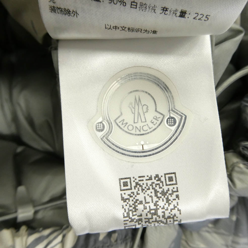 MONCLER モンクレール HYKE ハイク H209K1A00001 HYKE Galenstock Short Down Puffer Jacket ハイク ガレンストック 迷彩柄 カモフラージュ ショート ダウン ジャケット グレー系 1【中古】