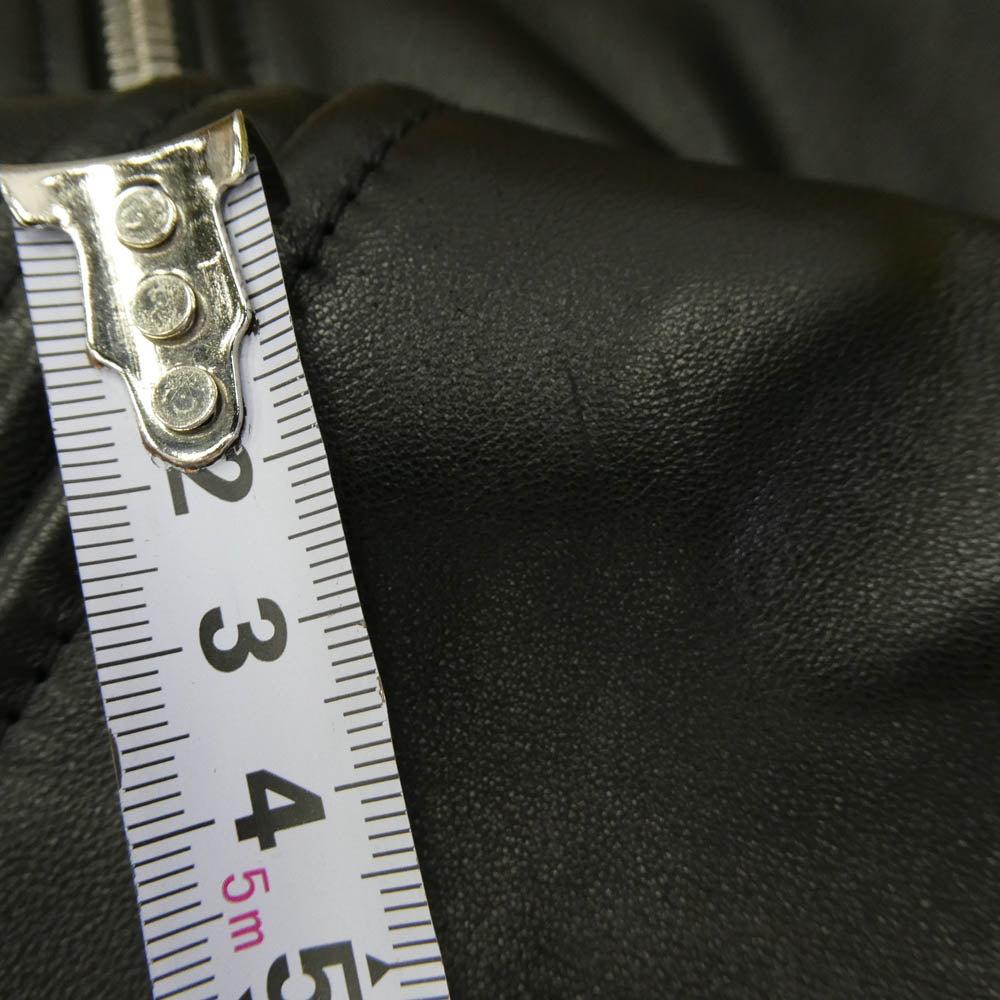 SAINT LAURENT サンローラン 362239 Y5YA1 Keith single riders jacket キースレーサー レザー シングル ライダース ジャケット ブラック系 54【極上美品】【中古】