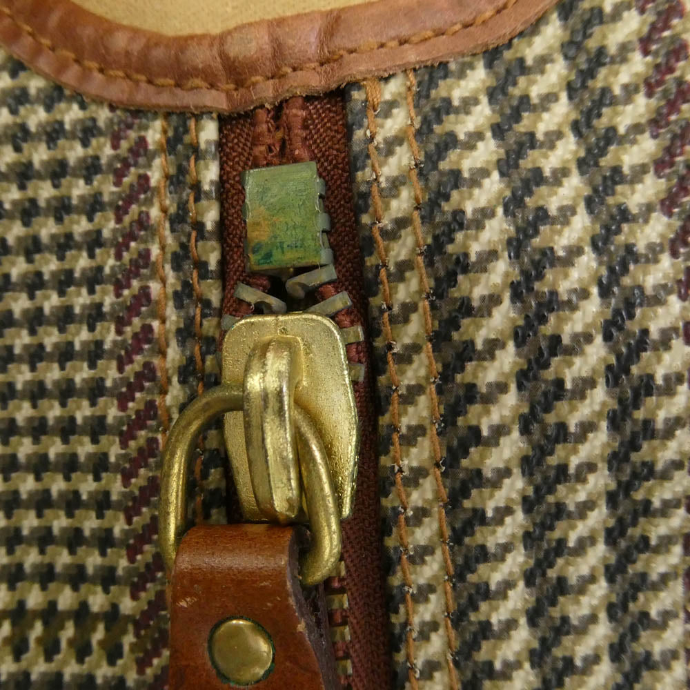 POLO RALPH LAUREN ポロ・ラルフローレン 千鳥格子 ガーメントケース ブラウン系【中古】