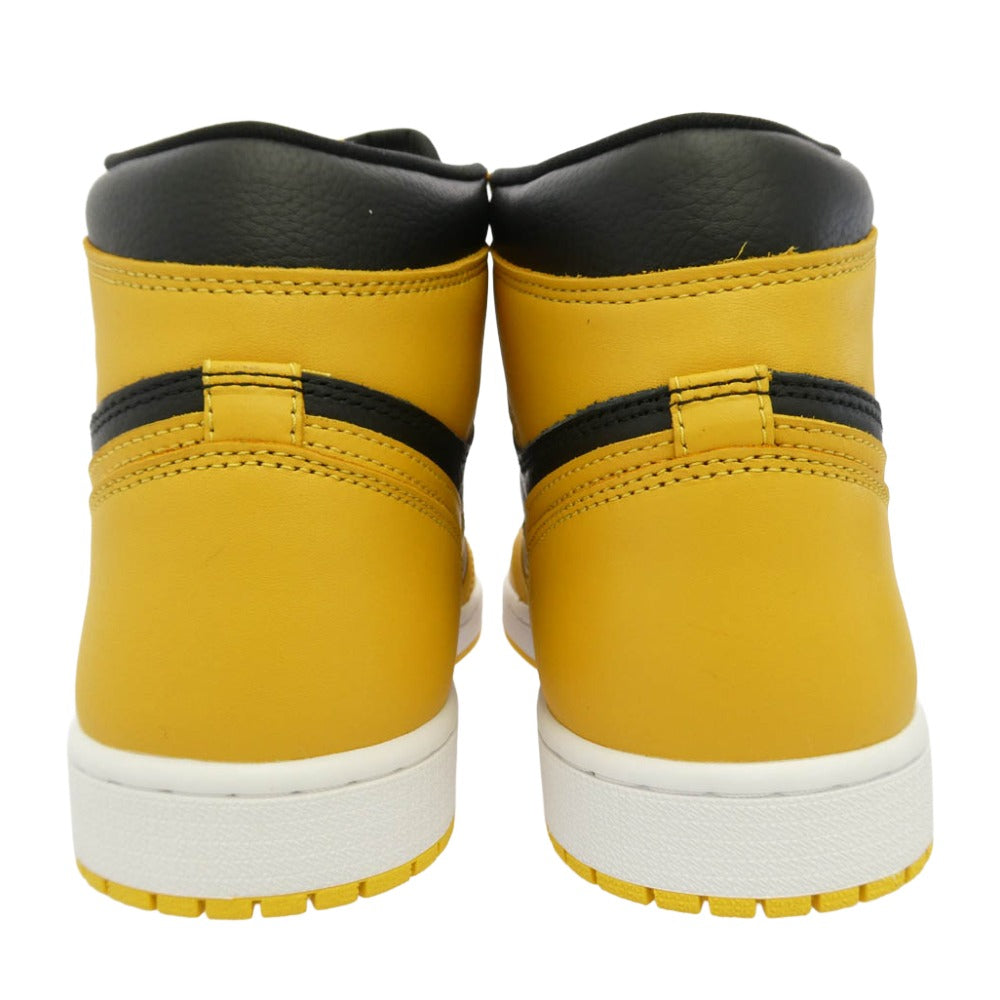 NIKE ナイキ 555088-701 Air Jordan 1 High OG Pollen AJ1 エアジョーダン1 ハイ OG ハイカット スニーカー イエロー系 ブラック系 28.5cm【新古品】【未使用】【中古】