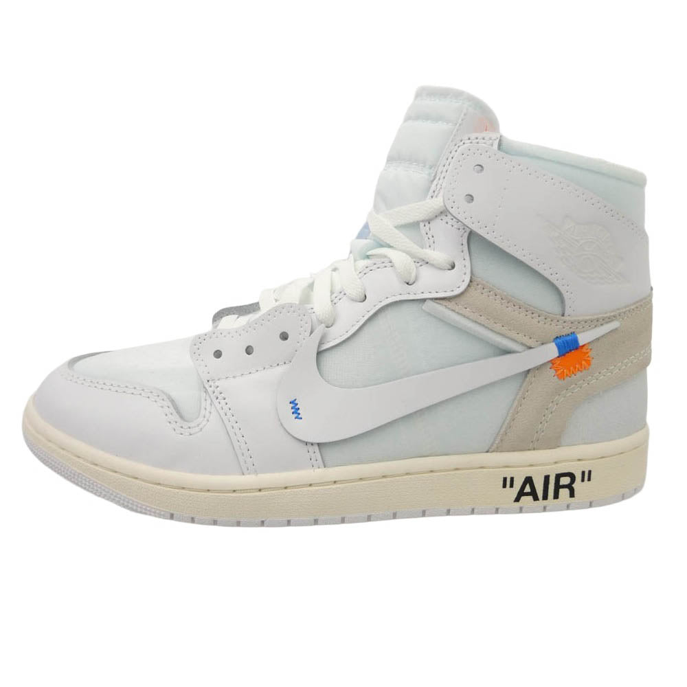 NIKE ナイキ AA3834-100 【フェイクバスターズ鑑定済】 × Virgil Abloh Archive V.A.A. ヴァージルアブローアーカイブ × Air Jordan 1 Retro High OG Alaska AJ1 エアジョーダン1 レトロ ハイ OG アラスカ ハイカット スニーカー ホワイト系 28.5cm【新古品】【未使用】【中古】