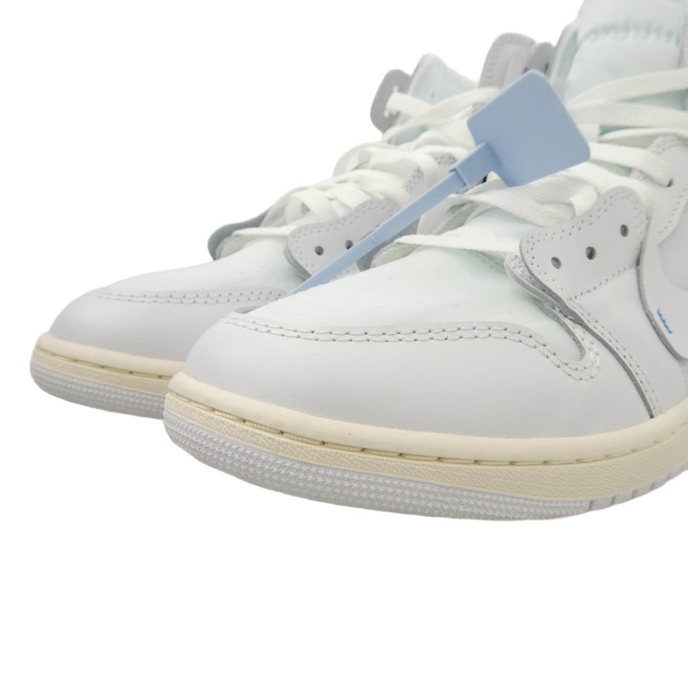 NIKE ナイキ AA3834-100 【フェイクバスターズ鑑定済】 × Virgil Abloh Archive V.A.A. ヴァージルアブローアーカイブ × Air Jordan 1 Retro High OG Alaska AJ1 エアジョーダン1 レトロ ハイ OG アラスカ ハイカット スニーカー ホワイト系 28.5cm【新古品】【未使用】【中古】