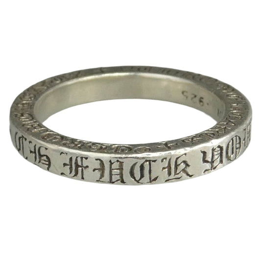 CHROME HEARTS クロムハーツ（原本無） 3mm SPACER FUCKYOU 3mm スペーサー ファックユー リング シルバー系 18号【中古】