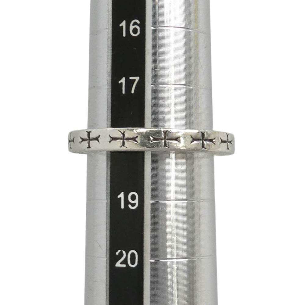 CHROME HEARTS クロムハーツ（原本無） 3mm SPACER FUCKYOU 3mm スペーサー ファックユー リング シルバー系 18号【中古】