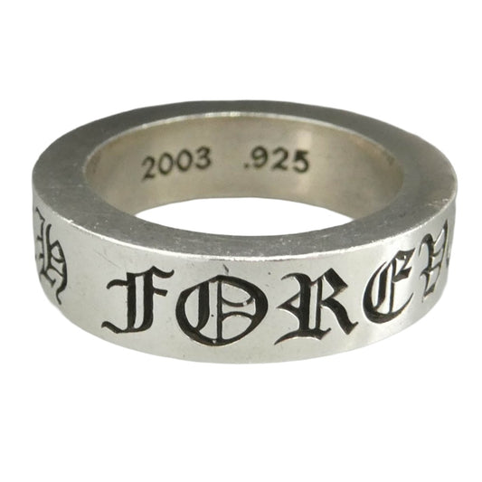 CHROME HEARTS クロムハーツ（原本無） 6mm SPACER FOREVER 6mmスペーサー フォーエバー リング シルバー系 14号【中古】