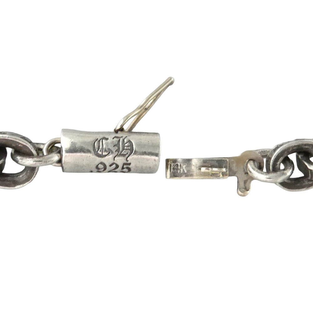 CHROME HEARTS クロムハーツ（原本無） PAPER CHAIN 18inch ペーパーチェーン 18インチ ネックレス シルバー系【中古】