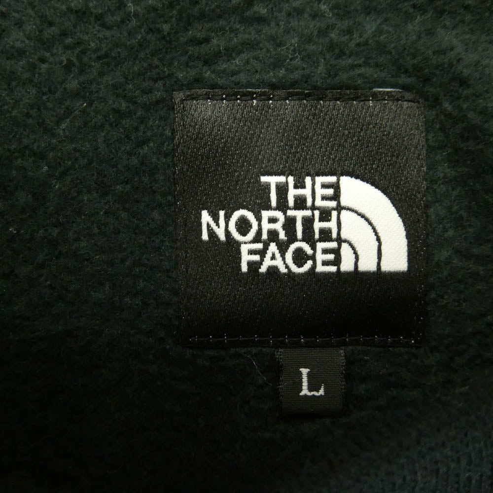 THE NORTH FACE ノースフェイス NT12104Z Small Logo Brushed Crew スモール ロゴ クルー ネック ロゴ刺繍 スウェット ブラック系 L【中古】