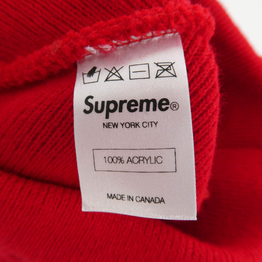 Supreme シュプリーム STARTER スターター 10AW × STARTER Fuck All Y'all Beanie スターター ファックオールヨール ビーニー ニットキャップ 帽子 レッド系【極上美品】【中古】
