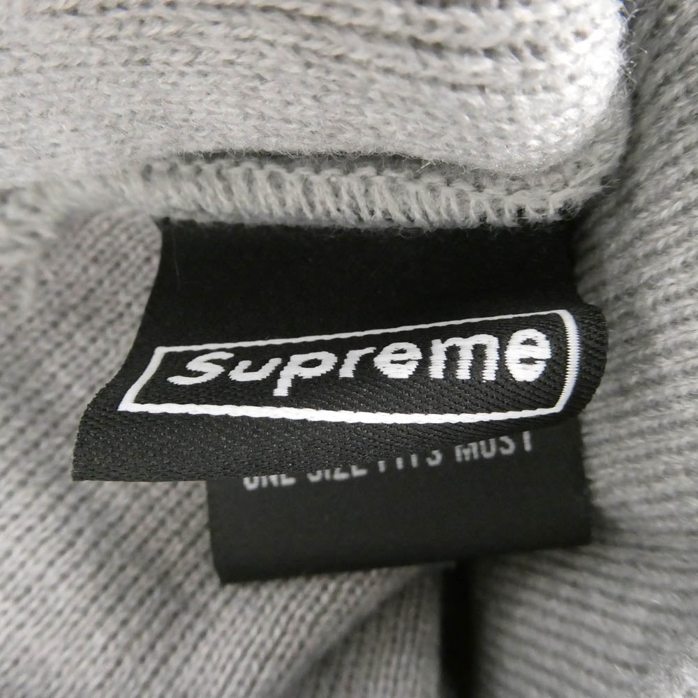 Supreme シュプリーム NEW ERA ニューエラ 24AW × New Era Box Logo Beanie ニューエラ ボックス ロゴ ビーニー ニットキャップ 帽子 グレー系【新古品】【未使用】【中古】