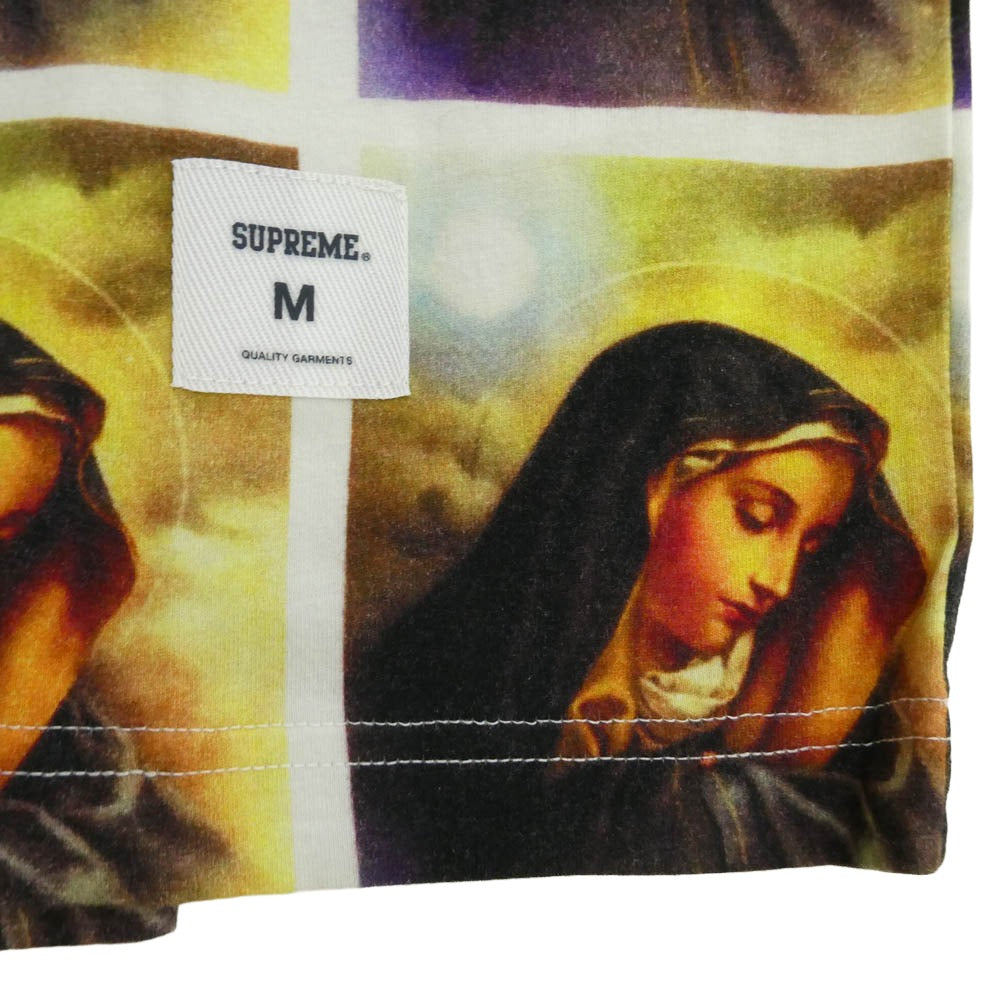 Supreme シュプリーム 13AW Virgin Mary Tee ヴァージンマリー 半袖 Tシャツ 総柄 プリント マルチカラー系 M【極上美品】【中古】