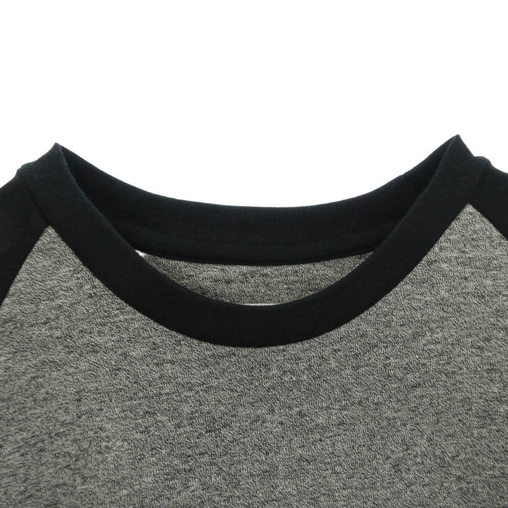 Supreme シュプリーム 08AW Mont Blanc Raglan モンブラン ラグラン ロンT 長袖 ラグラン カットソー ブラック系 ダークグレー系 M【極上美品】【中古】