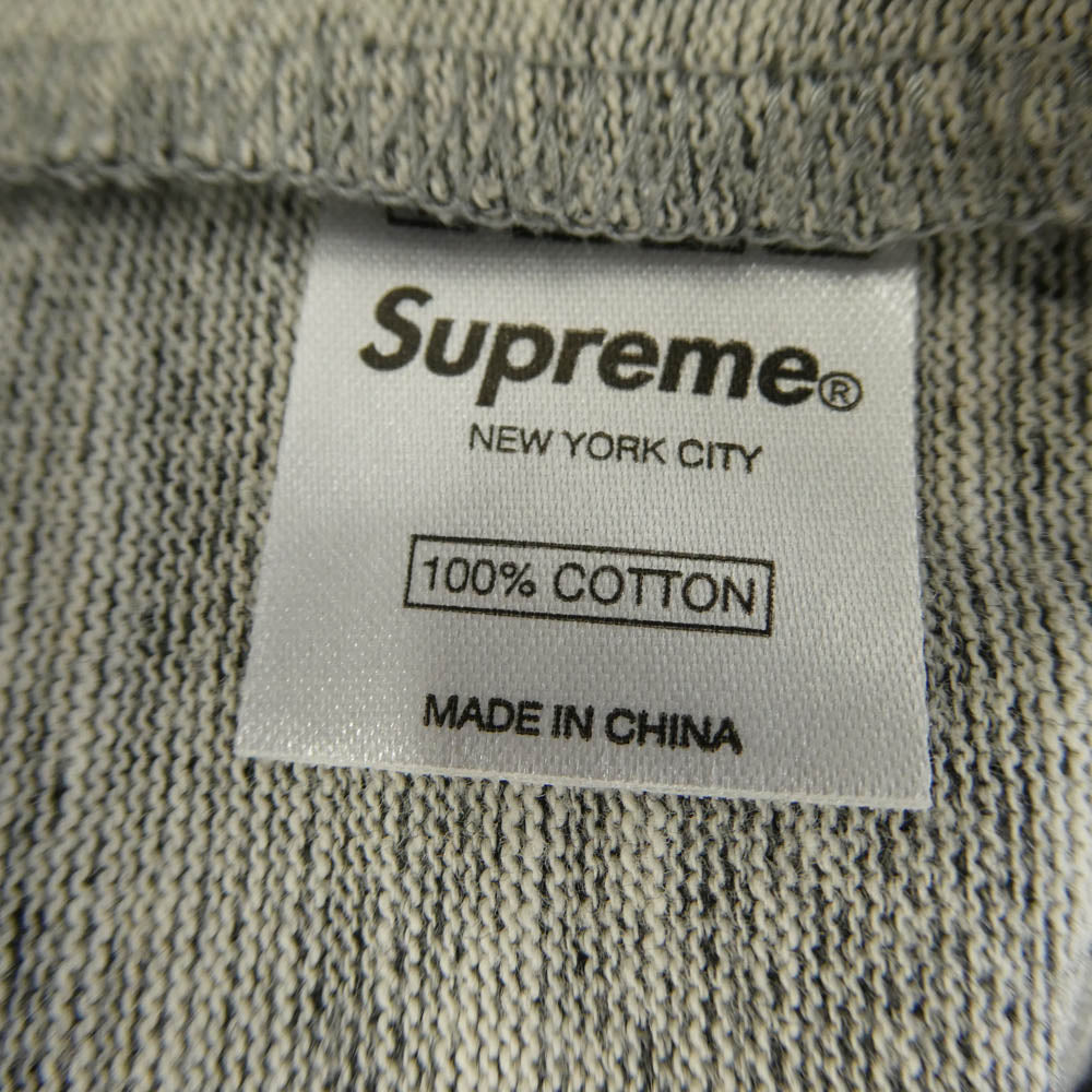 Supreme シュプリーム 08AW Mont Blanc Raglan モンブラン ラグラン ロンT 長袖 ラグラン カットソー ブラック系 ダークグレー系 M【極上美品】【中古】