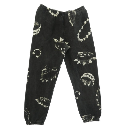 Supreme シュプリーム 20AW Studded Collars Sweatpant スタッズカラー プリント スウェットパンツ ダークグレー系 S【中古】