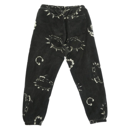 Supreme シュプリーム 20AW Studded Collars Sweatpant スタッズカラー プリント スウェットパンツ ダークグレー系 S【中古】