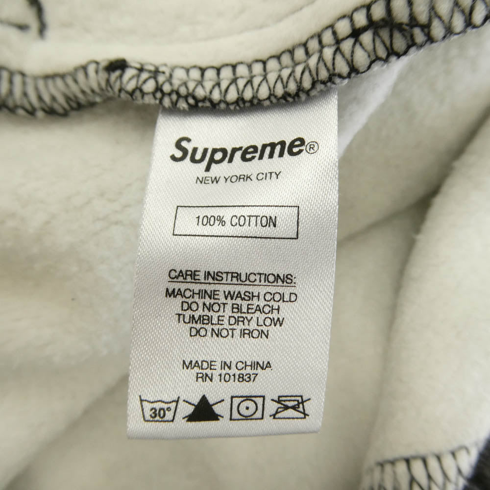 Supreme シュプリーム 20AW Studded Collars Sweatpant スタッズカラー プリント スウェットパンツ ダークグレー系 S【中古】