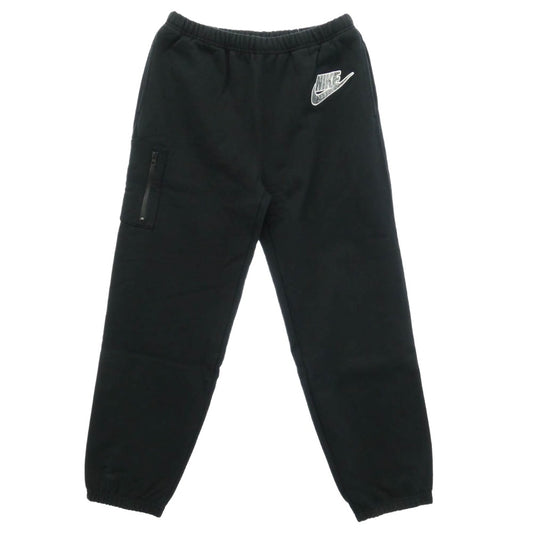 Supreme シュプリーム NIKE ナイキ 21SS DB2843-010 × NIKE Cargo Sweatpant 【フェイクバスターズ鑑定済】スネークスキンロゴ ロゴ刺繍 サイドポケット カーゴ スウェット パンツ ブラック系 S【新古品】【未使用】【中古】