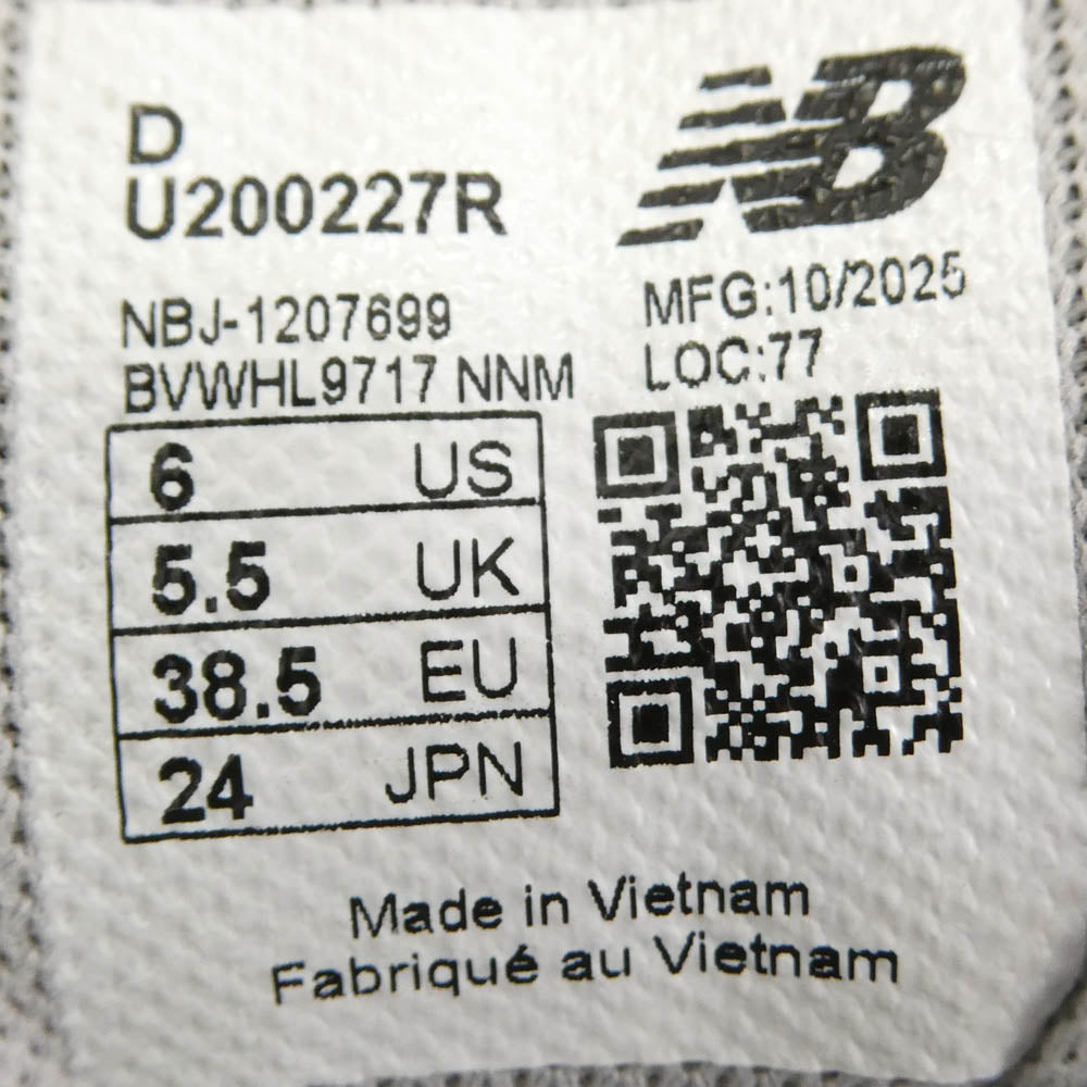 NEW BALANCE ニューバランス U200227R 2002R GORE-TEX Slate Grey Castlerock ゴアテックス スレートグレー キャッスルロック ランニングシューズ ローカットスニーカー グレー系 24cm【新古品】【未使用】【中古】