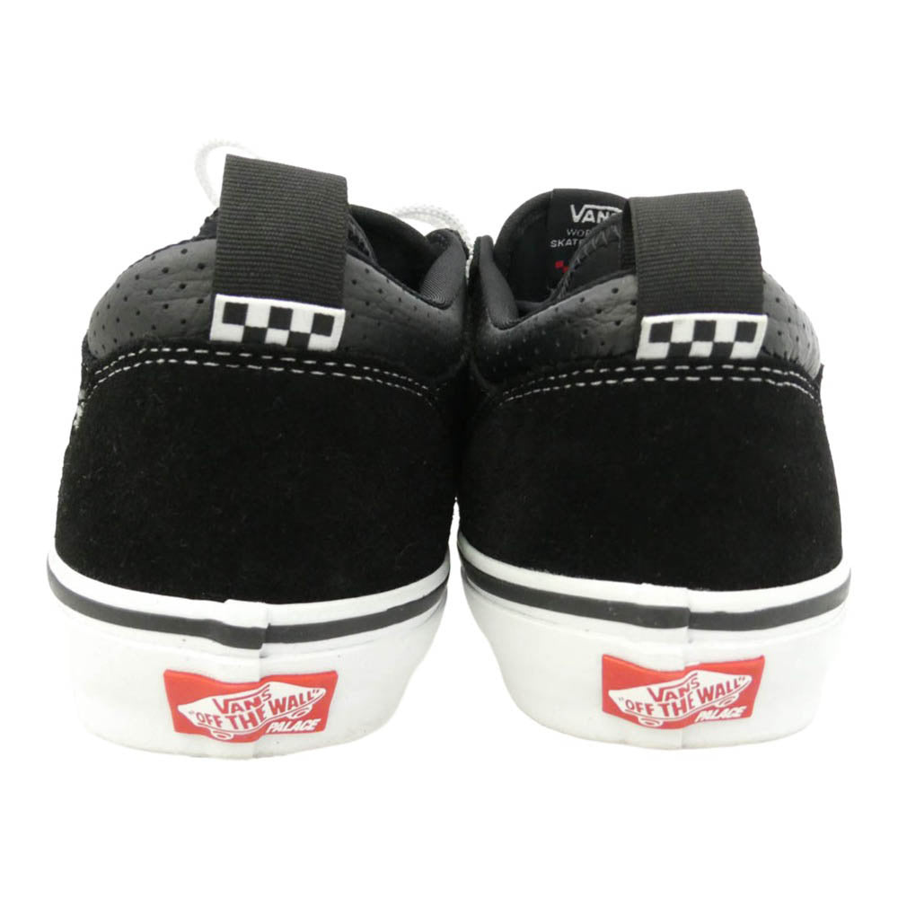 VANS バンズ PALACE パレス vn0007qxba21 × Palace Skateboards パレス スケートボード Palace Vans Low パレス バンズ ロー スニーカー ブラック系 28.5cm【美品】【中古】