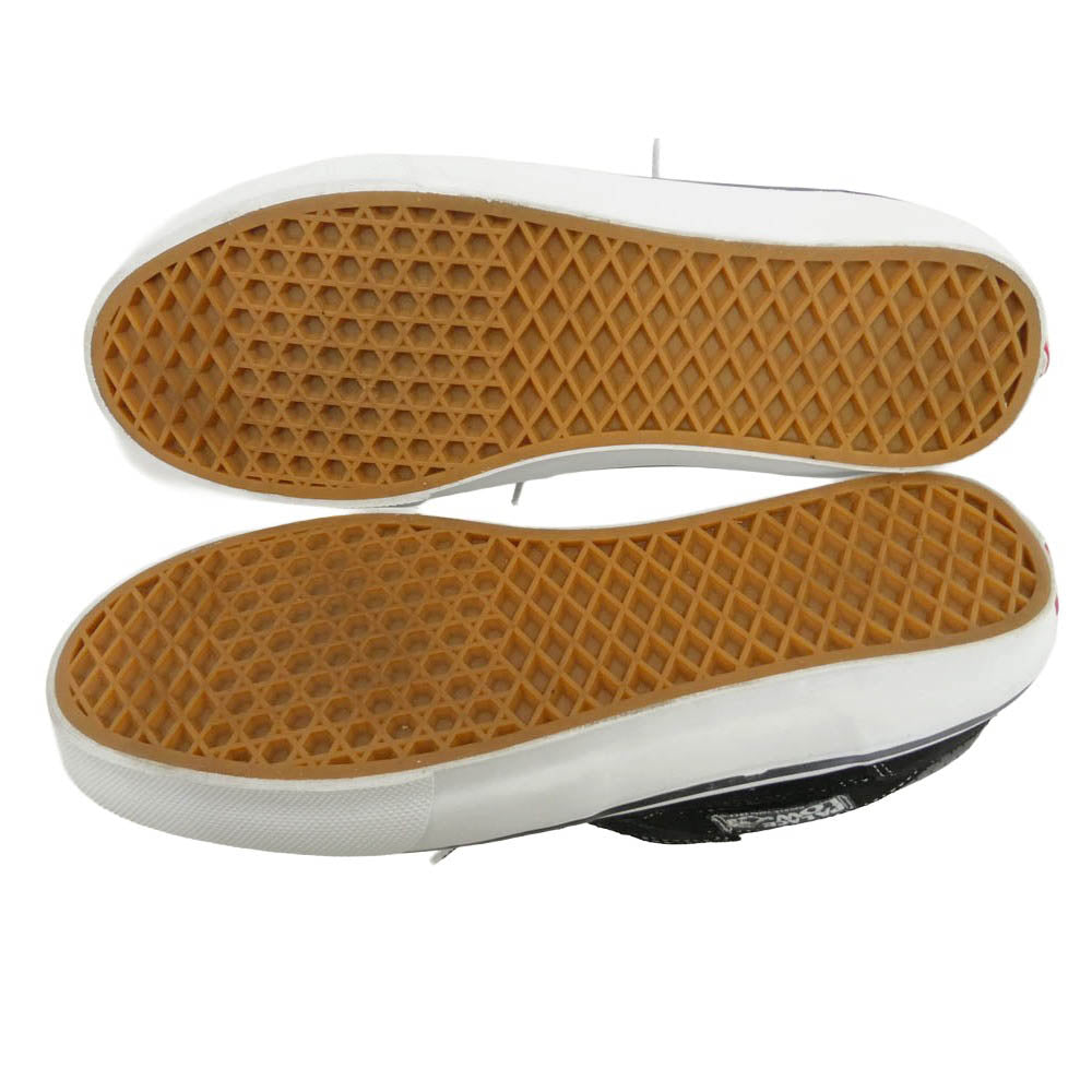 VANS バンズ PALACE パレス vn0007qxba21 × Palace Skateboards パレス スケートボード Palace Vans Low パレス バンズ ロー スニーカー ブラック系 28.5cm【美品】【中古】