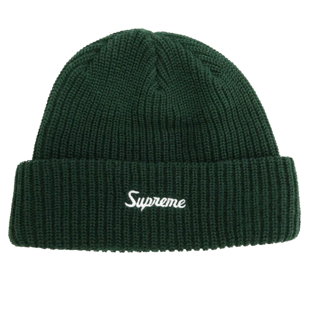 Supreme シュプリーム 13AW Loose Gauge Beanie ルーズ ガーゼ ビーニー ニットキャップ グリーン グリーン系【中古】