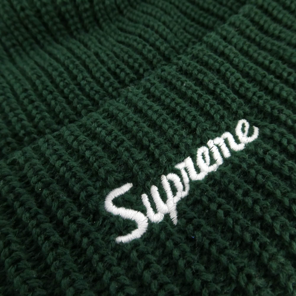 Supreme シュプリーム 13AW Loose Gauge Beanie ルーズ ガーゼ ビーニー ニットキャップ グリーン グリーン系【中古】