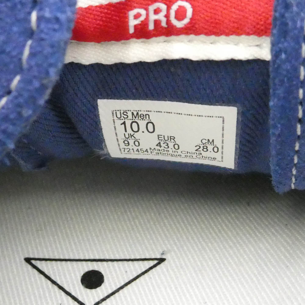 VANS バンズ vn0a4odrsoy × Alltimers Sk8 Mid Pro スケート ミッド プロ スニーカー ネイビー系 ホワイト系 28cm【極上美品】【中古】