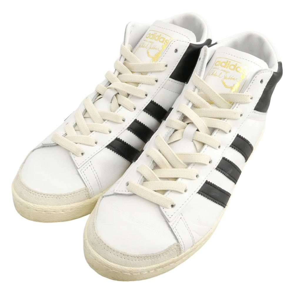 adidas アディダス 25AW JI3445 Jabbar Hi Footwear White Core Black ジャバー ハイ フットウェアホワイト コアブラック スニーカー ホワイト系 ブラック系 26cm【中古】