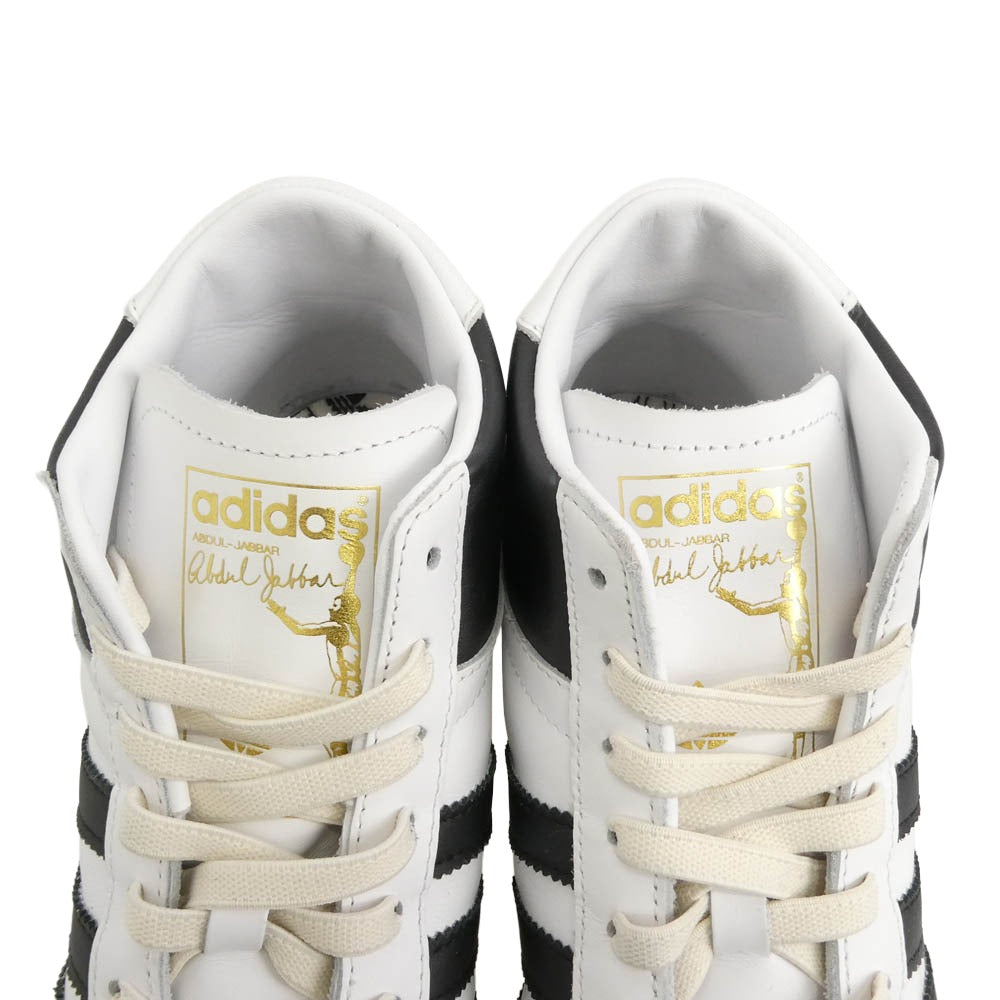adidas アディダス 25AW JI3445 Jabbar Hi Footwear White Core Black ジャバー ハイ フットウェアホワイト コアブラック スニーカー ホワイト系 ブラック系 26cm【中古】