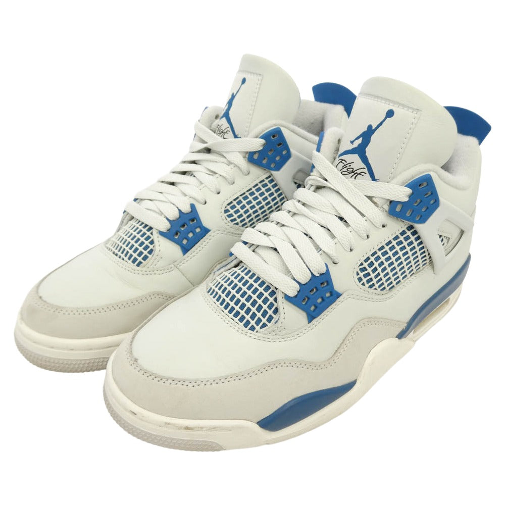 NIKE ナイキ 24SS FV5029-141 Air Jordan 4 Retro Industrial Blue エアジョーダン レトロ インダストリアルブルー ホワイト系 ブルー系 26cm【中古】