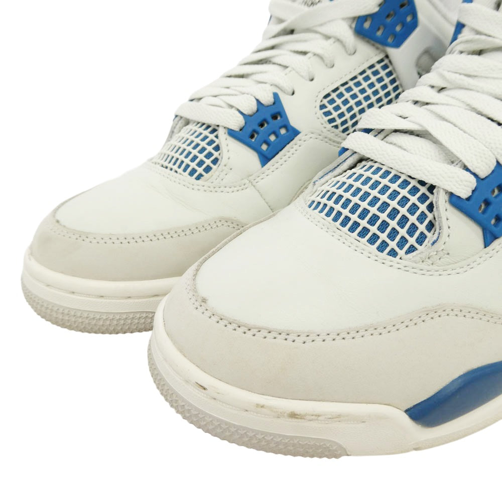 NIKE ナイキ 24SS FV5029-141 Air Jordan 4 Retro Industrial Blue エアジョーダン レトロ インダストリアルブルー ホワイト系 ブルー系 26cm【中古】