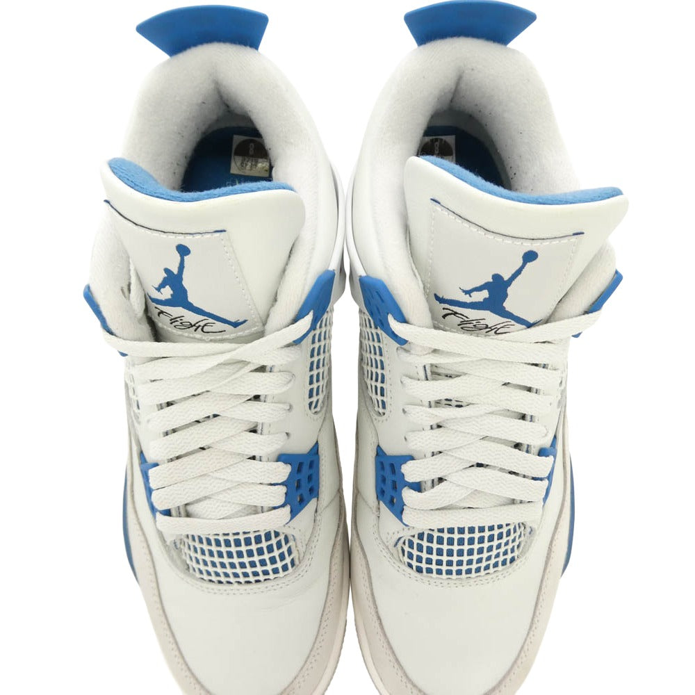 NIKE ナイキ 24SS FV5029-141 Air Jordan 4 Retro Industrial Blue エアジョーダン レトロ インダストリアルブルー ホワイト系 ブルー系 26cm【中古】