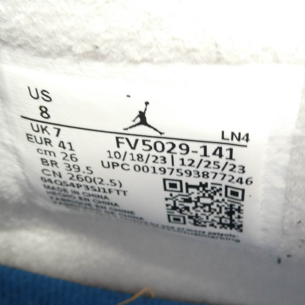 NIKE ナイキ 24SS FV5029-141 Air Jordan 4 Retro Industrial Blue エアジョーダン レトロ インダストリアルブルー ホワイト系 ブルー系 26cm【中古】