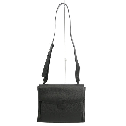 Furla フルラ MB00076 BX0319 ENEA Messenger M エネーア レザー メッセンジャー ショルダーバッグ ブラック系【極上美品】【中古】