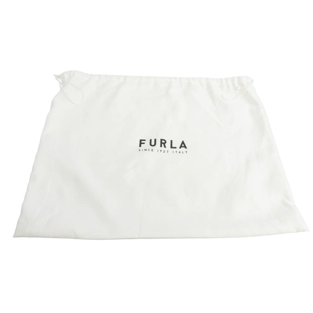 Furla フルラ MB00076 BX0319 ENEA Messenger M エネーア レザー メッセンジャー ショルダーバッグ ブラック系【極上美品】【中古】