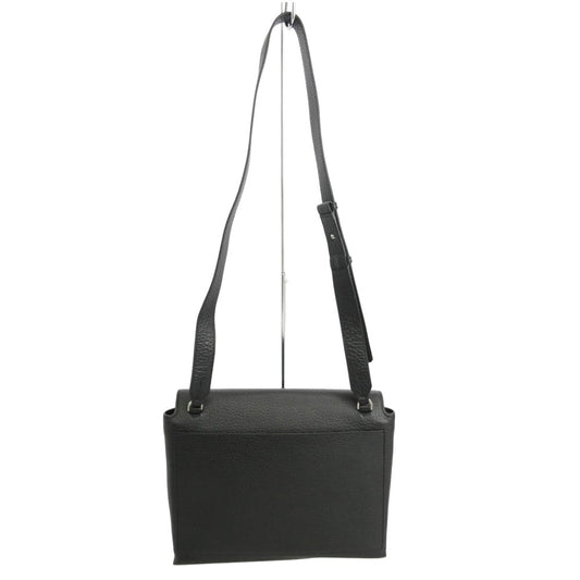 Furla フルラ MB00076 BX0319 ENEA Messenger M エネーア レザー メッセンジャー ショルダーバッグ ブラック系【極上美品】【中古】